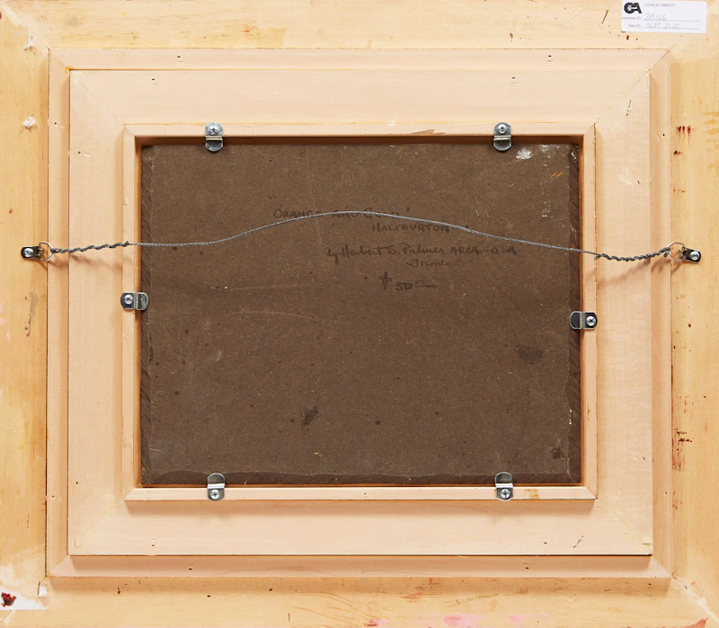 Herbert Sidney Palmer, Orange and Gold, Haliburton , oil on board - view 3