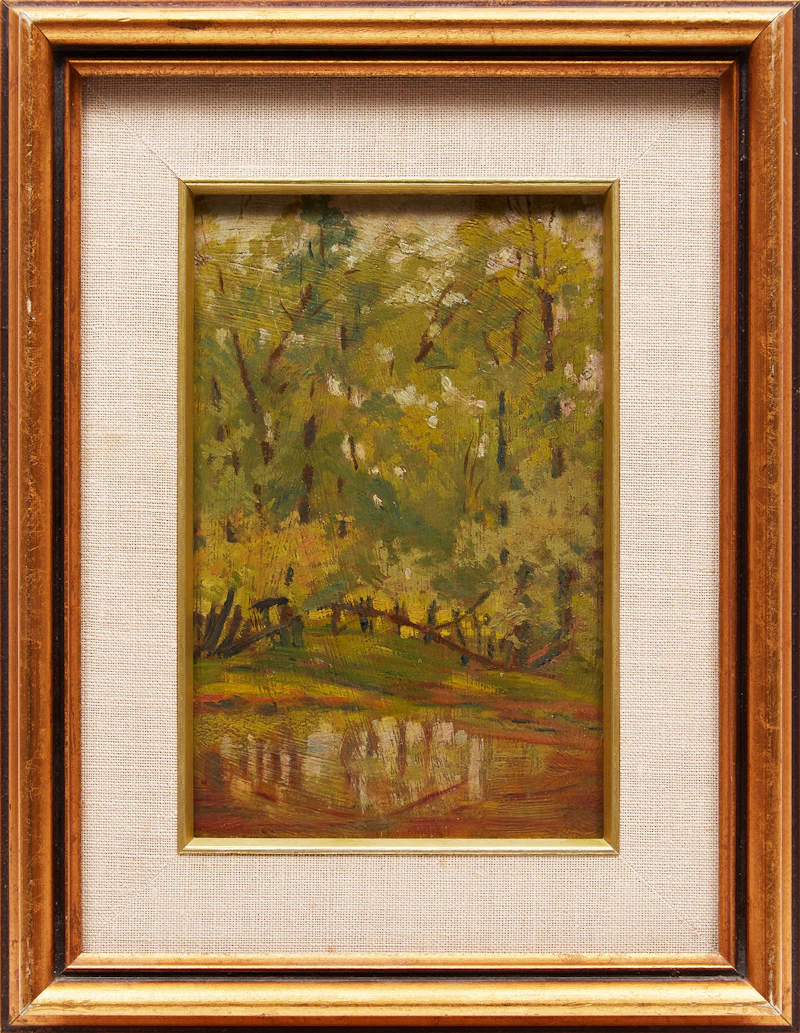 Hortense Mattice Gordon, At Red Hill, oil on board, 1940 - view 2
