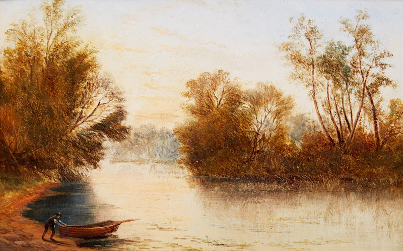 Henry Nesbitt McEvoy, Pair of Landscapes, two oils on paper board - view 4