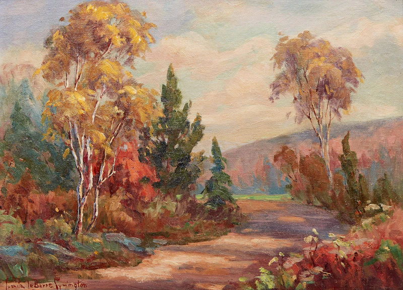 Early Fall Landscape by Juanita Onoto Evangeline Le Barre Symington