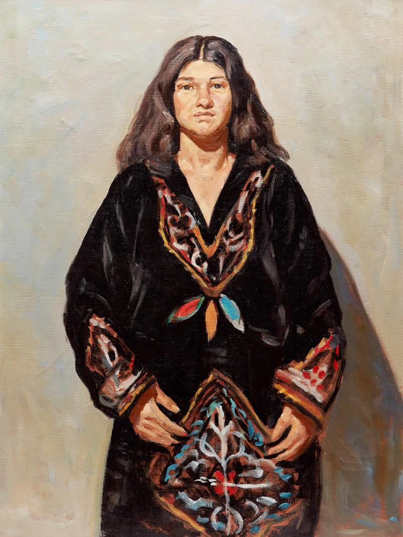 Lucille in a Black Dress by Thomas Reid MacDonald