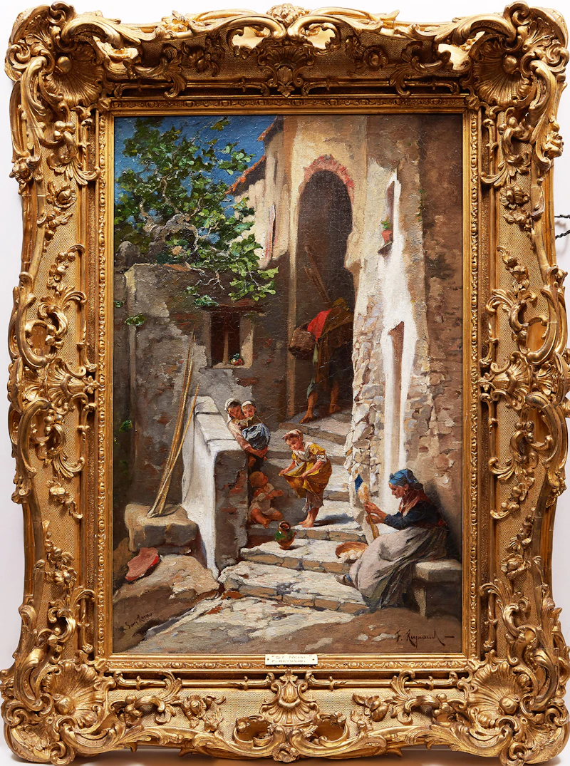 François Reynaud, St. Remo, oil on canvas (relined) - view 2