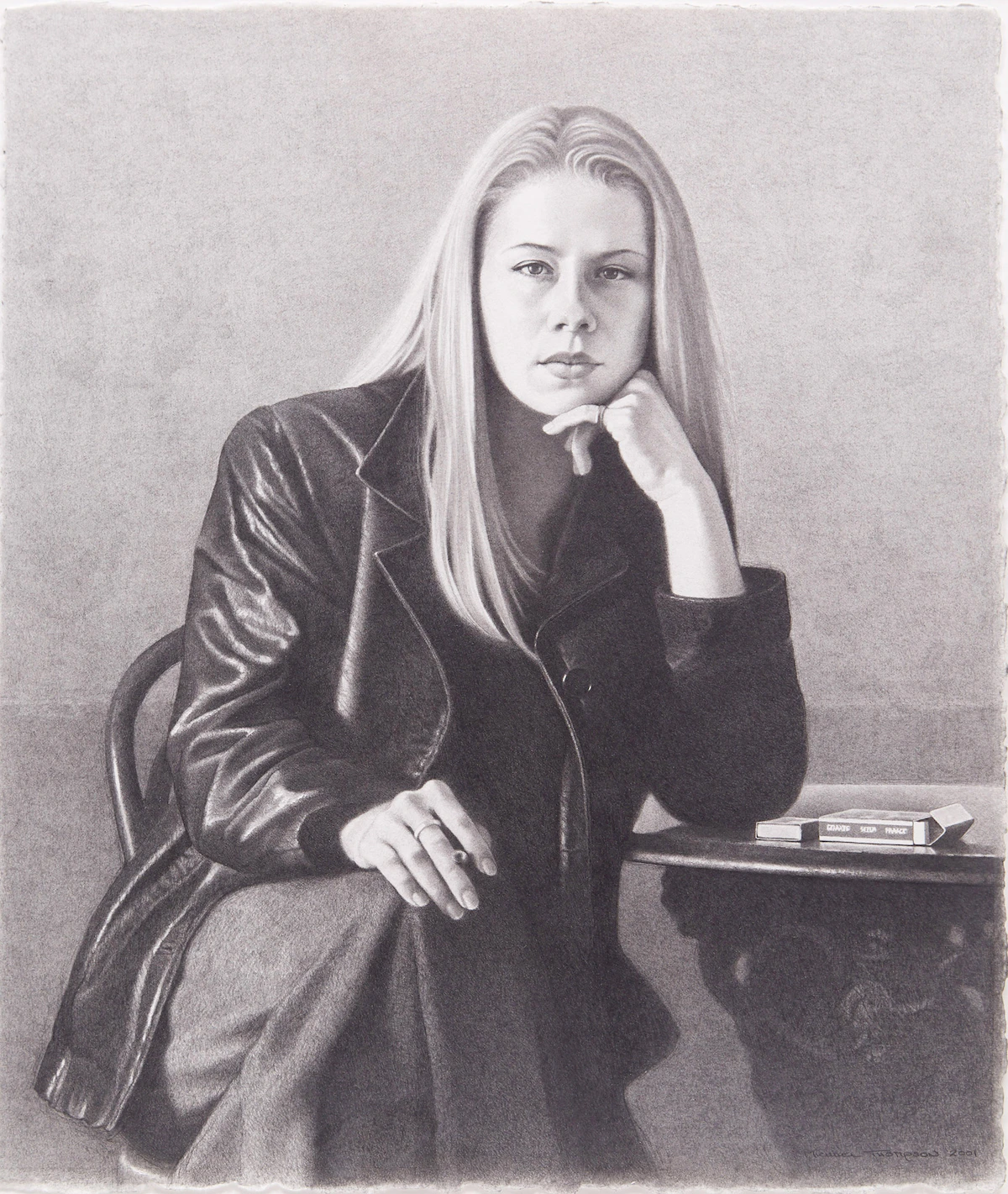 Michael Thompson, Jennifer, pencil drawing, 2001