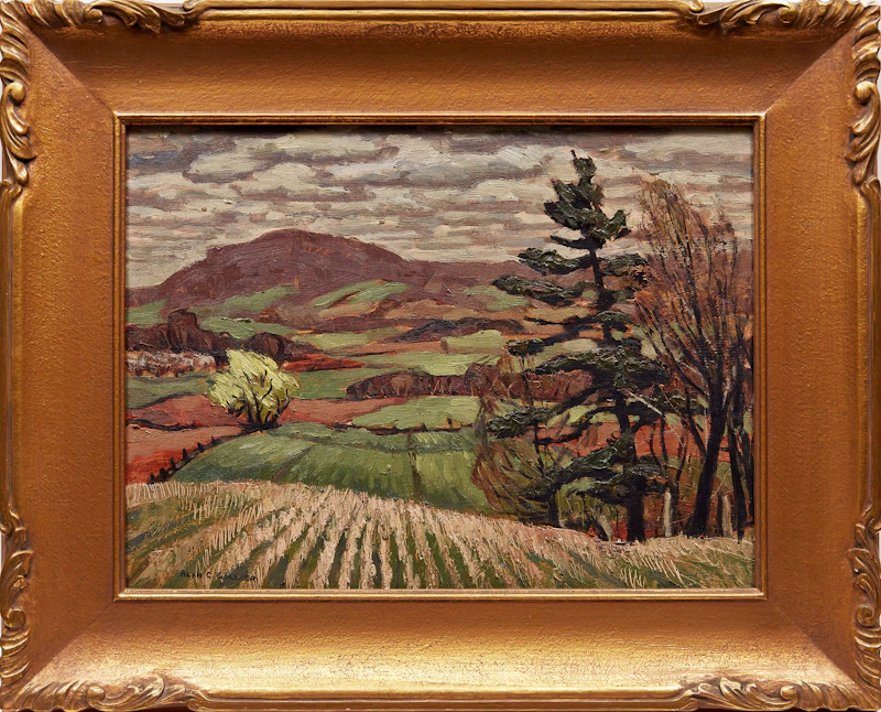 Alan Caswell Collier, Spring at Mount Nebo, oil on board - view 2