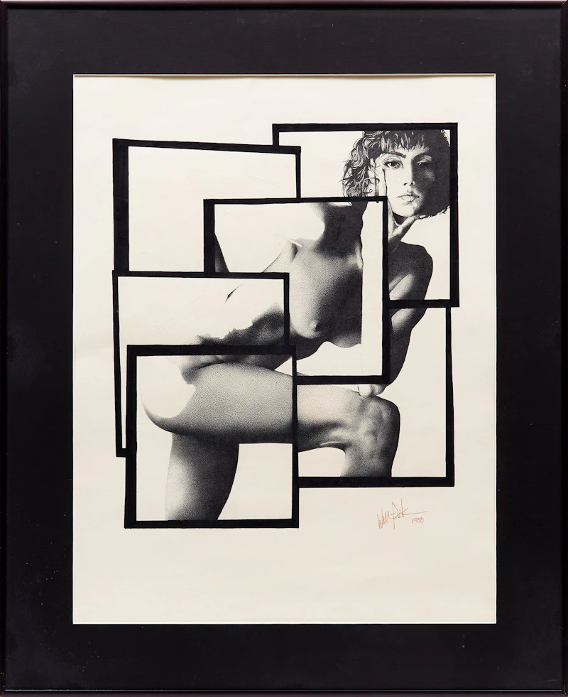 William Fisk, Untitled, ink on paper, 1988 - view 2