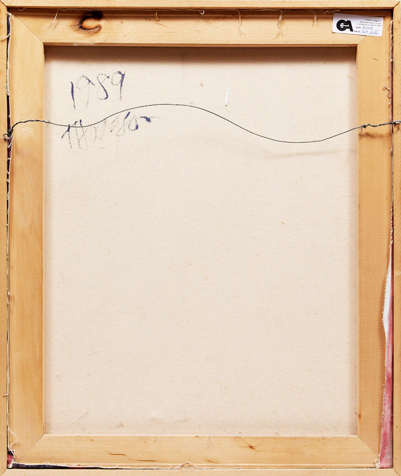 Thomas Sherlock Hodgson, Strawberry, oil on canvas, 1989 - view 3