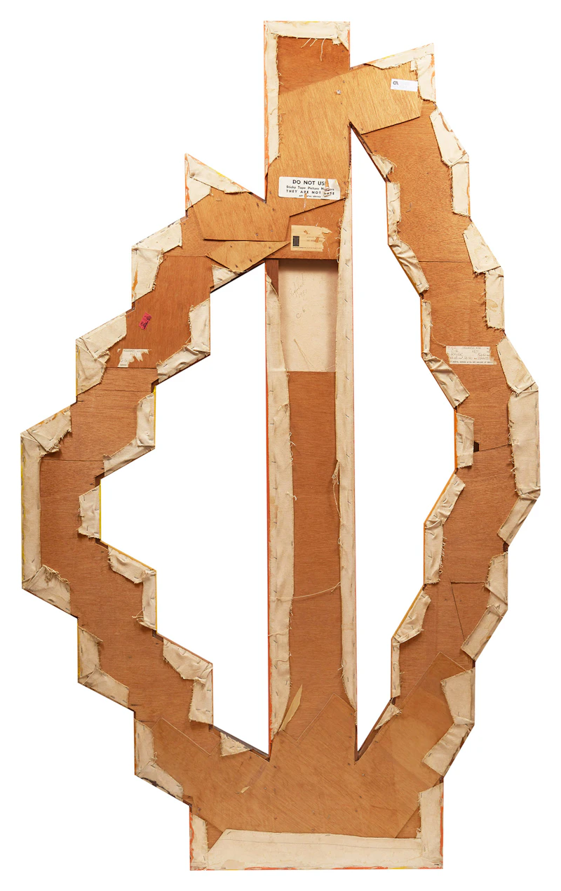 Reg Holmes, C6, acrylic on canvas, 1971 - view 2