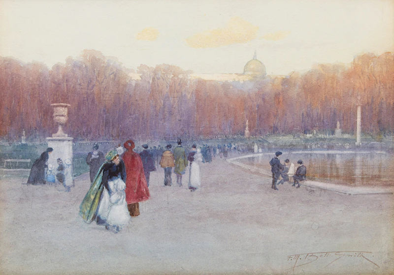 Frederic Marlett Bell-Smith, City Park, watercolour