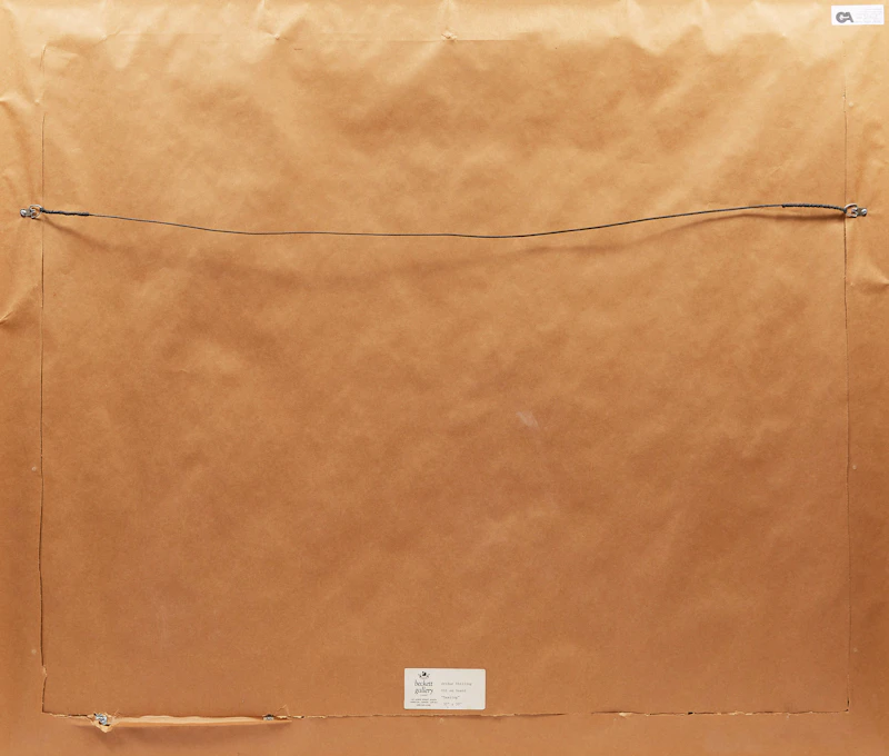 Arthur Shilling, Two Girls (Resting), oil on canvas, 1980 - view 3