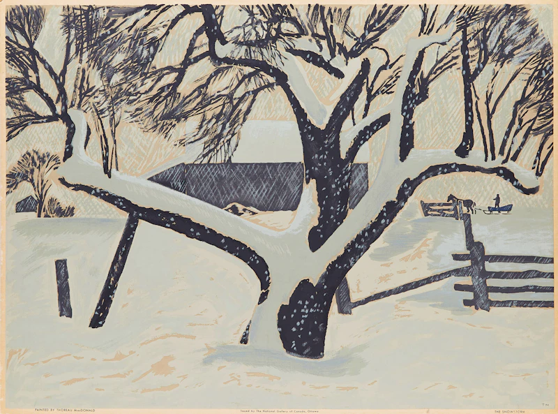 The Snow Storm by Thoreau MacDonald