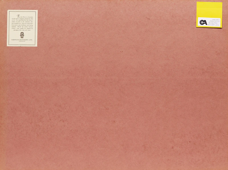 Thoreau MacDonald, The Plough, Sampson Matthews screenprint - view 2