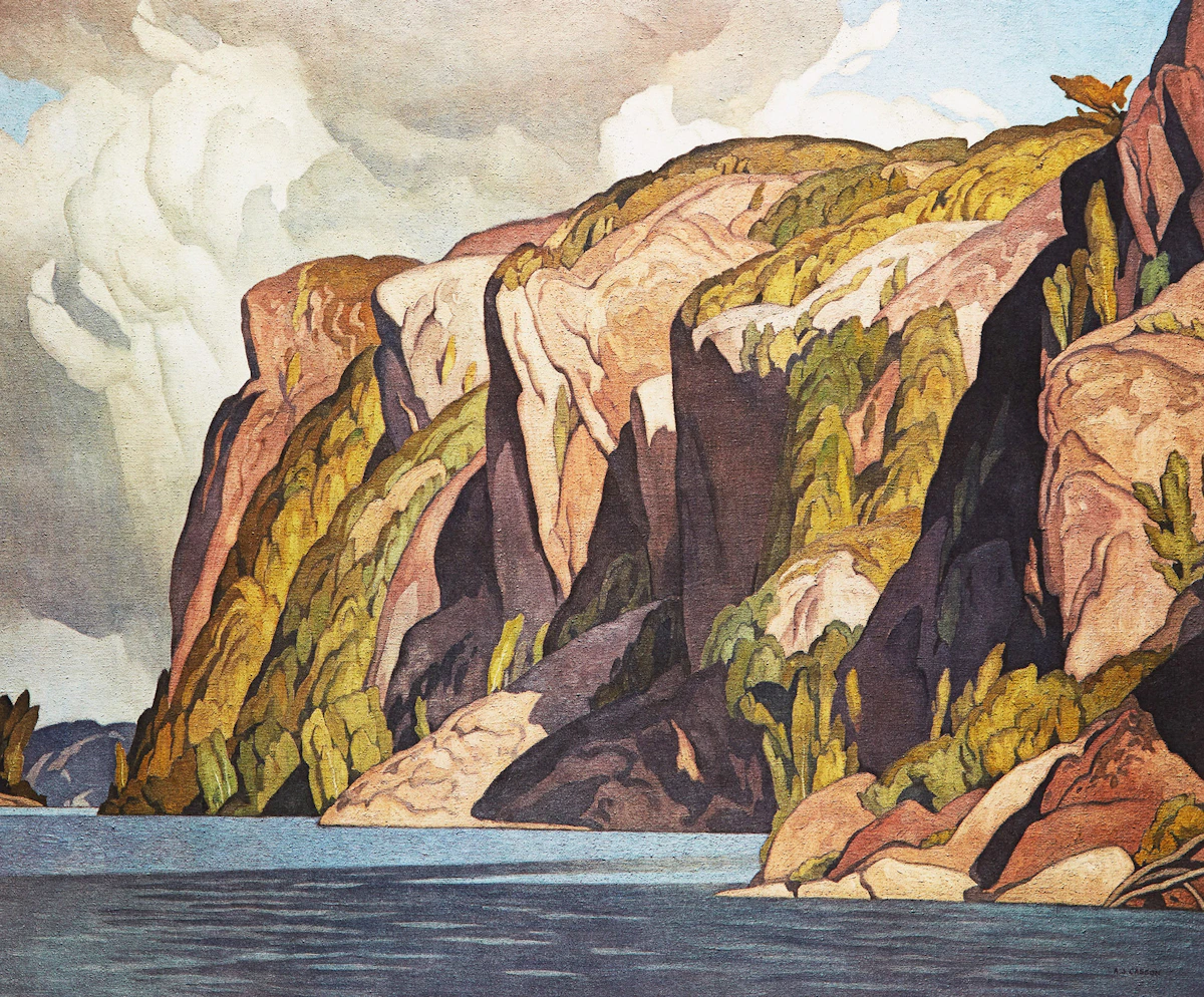 Alfred Joseph Casson, Bon Echo, colour serigraph