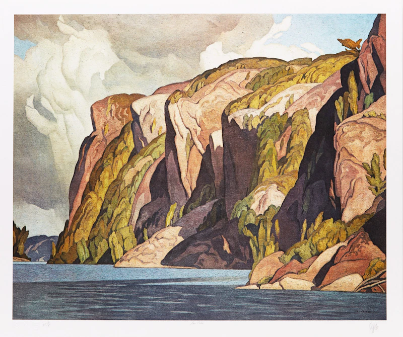Alfred Joseph Casson, Bon Echo, colour serigraph - view 2