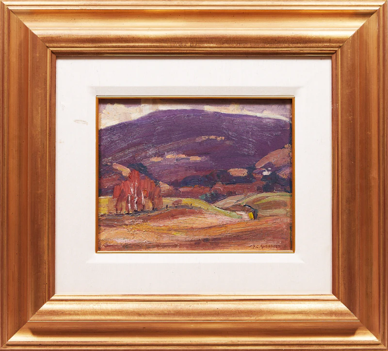 Peter Clapham Sheppard, Country Landscape, oil on board - view 2