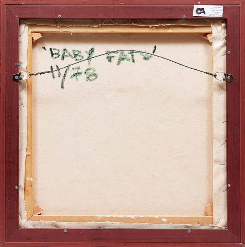 William Ronald, Baby Fats, oil on canvas, 1978 - view 3