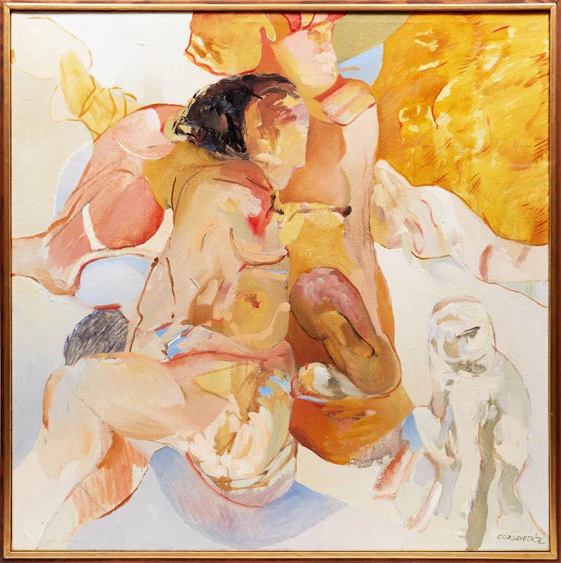 James Gordaneer, Harem, oil on canvas, 1976 - view 2