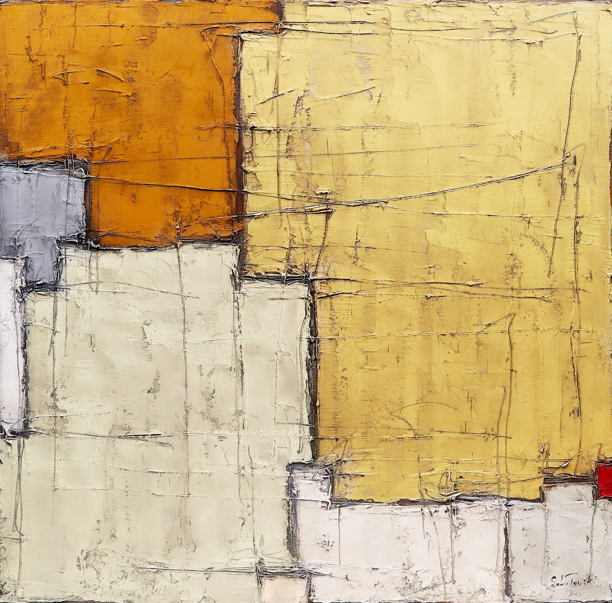 Dominik Sokolowski, #698 Aout 48, oil on canvas, 2006