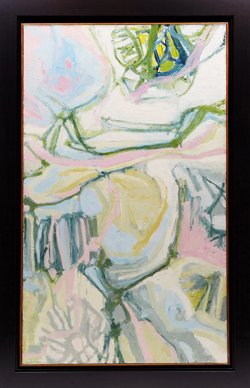 Marcella Maltais, Agape, oil on canvas, 1966 - view 2