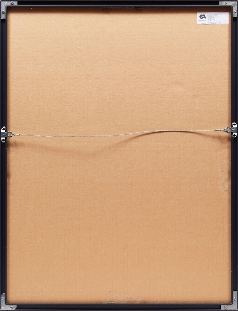 Gérard Tremblay, “Une Page d’histoire” de R.G, pastel and ink on paper, March 1974 - view 3