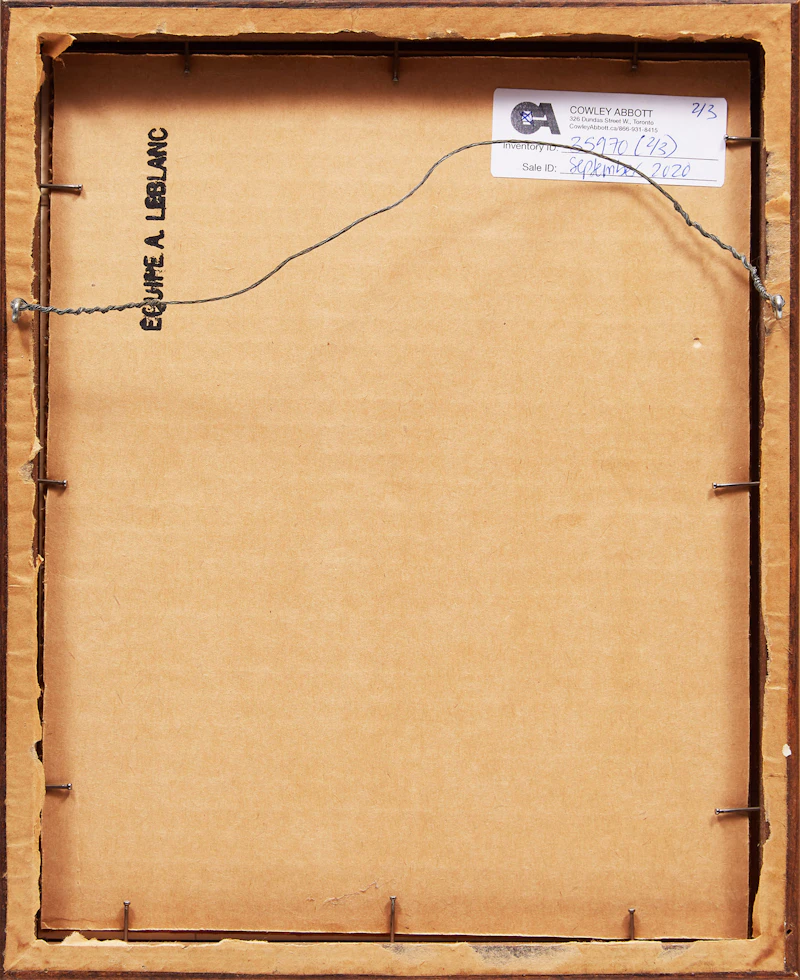 Robert N. Hurley, Grain Elevator; Landscape with Telephone Poles, pair of works on paper - view 6