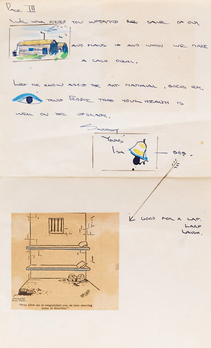 Robert N. Hurley, Grain Elevator; Landscape with Telephone Poles, pair of works on paper - view 10