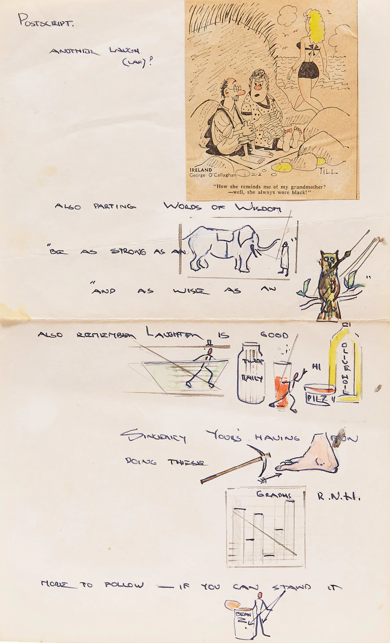 Robert N. Hurley, Grain Elevator; Landscape with Telephone Poles, pair of works on paper - view 11
