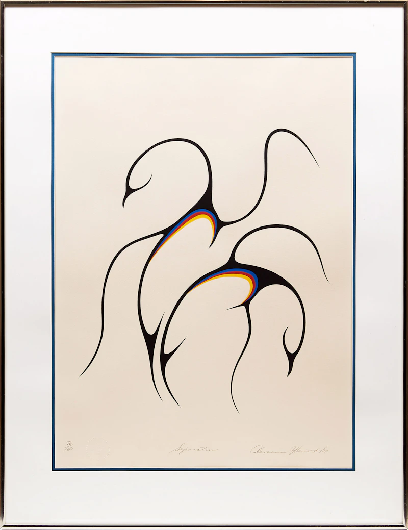Clemence Wescoupe, separation , serigraph, 1979 - view 2