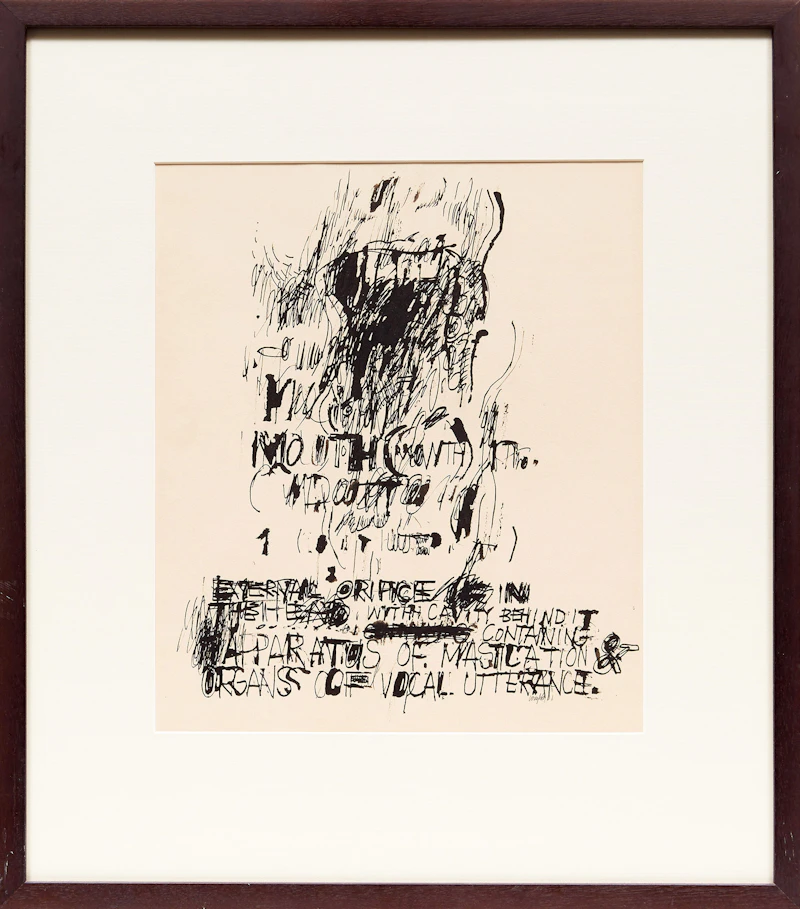 John Graham Coughtry, Untitled, ink on paper, 1961 - view 2