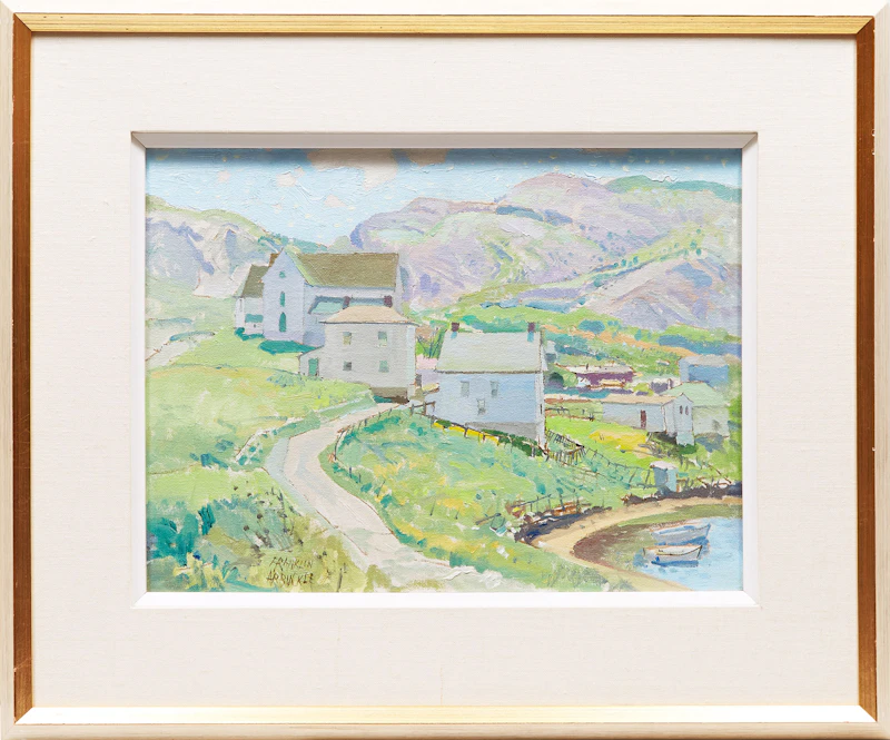 George Franklin Arbuckle, Brigus, oil on canvas on board, 1981 - view 2