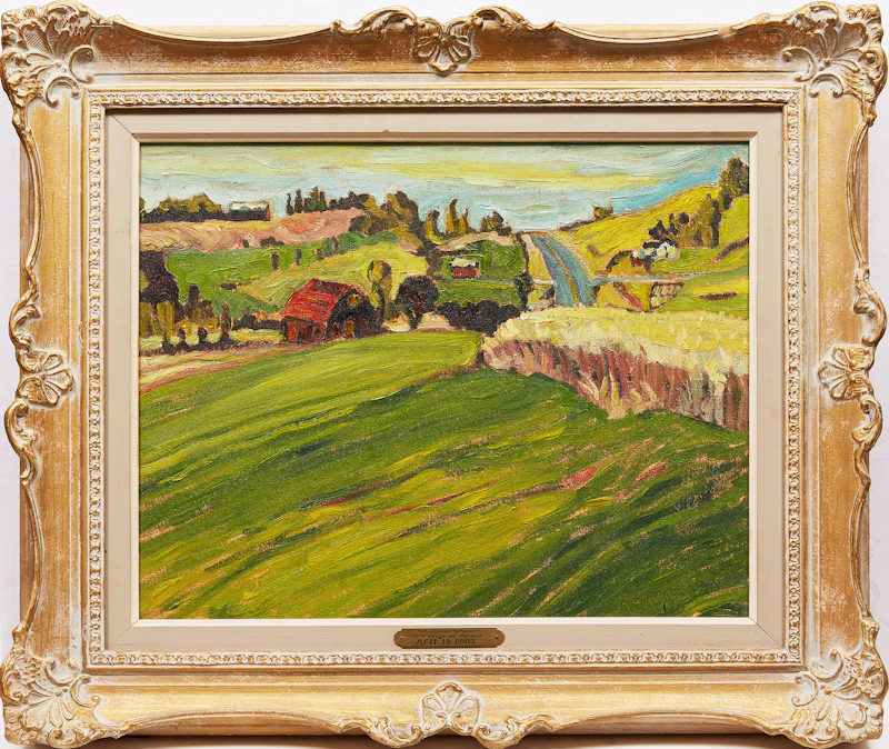 Robert Francis Michael McInnis, Autumn Wheat, oil on canvas, 1974 - view 2
