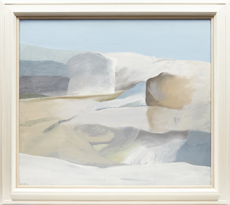 Toni Onley, Arctic Bay, oil on canvas, 1974 - view 2