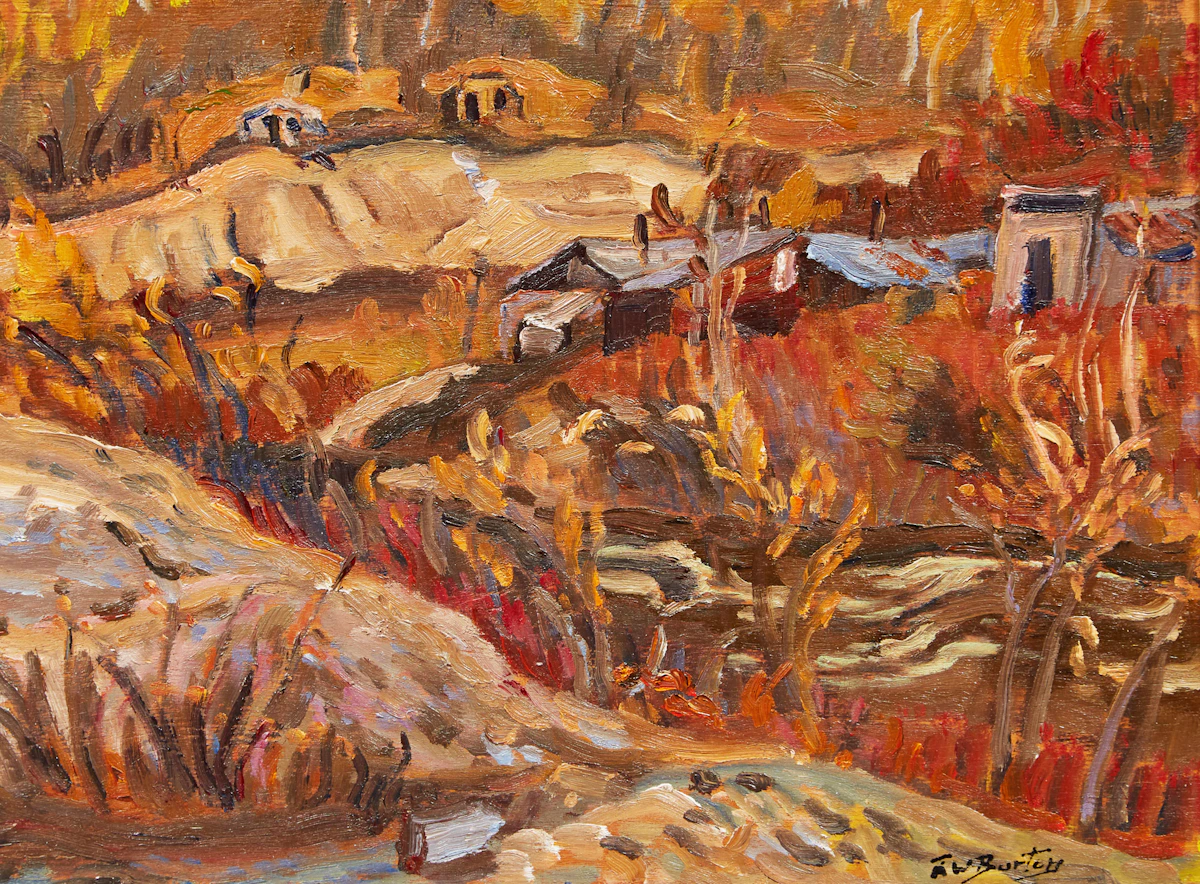 Ralph Wallace Burton, Near Dawson City, Y.T. , oil on panel, 1964