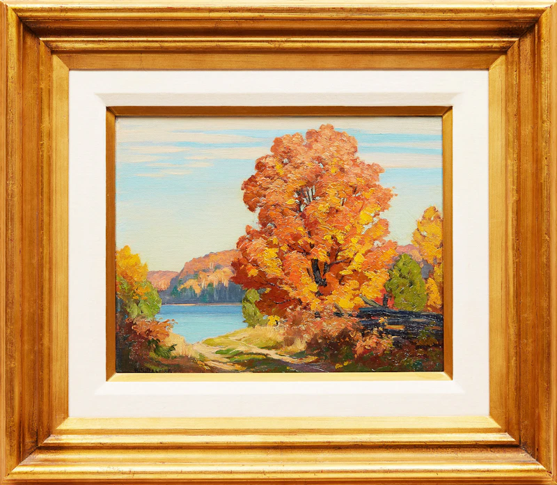 Herbert Sidney Palmer, Road to the Lake, Haliburton , oil on board - view 2