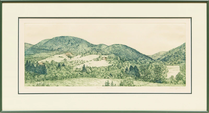 Anna W. Syperek, Mabou Highlands, colour lithograph, 1988 - view 2