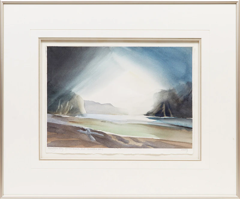 Toni Onley, Montague Bay, Galliano Island, B.C., watercolour, 2003 - view 2