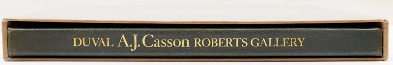 Paul Duval, A.J. Casson (Roberts Gallery, 1975), book with lilthograph - view 2