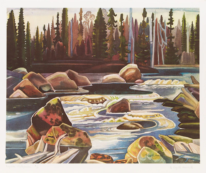 Peter & Bobs Cogill Haworth, Portfolio of Prints, six colour lithographs and two additional prints - view 6
