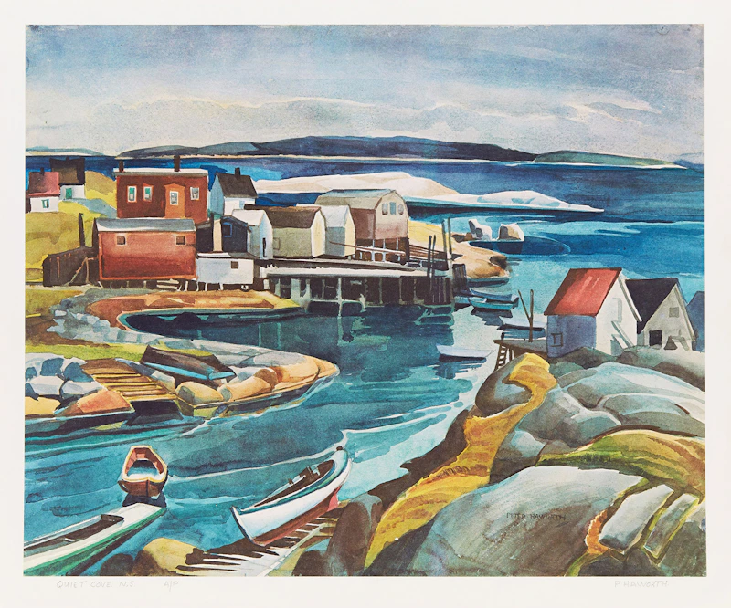 Peter & Bobs Cogill Haworth, Portfolio of Prints, six colour lithographs and two additional prints - view 8