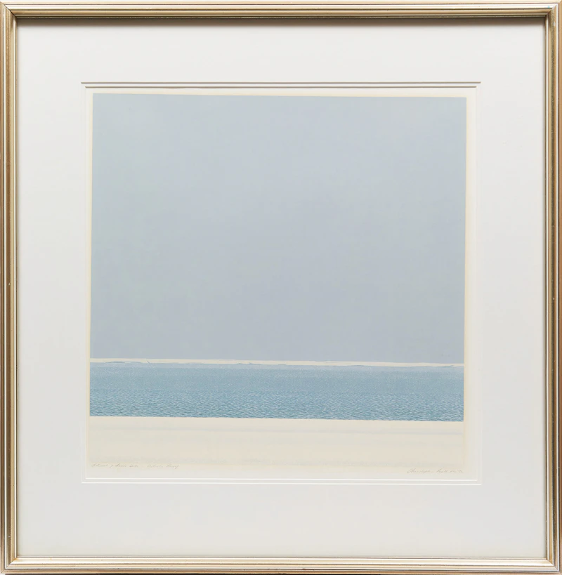 Christopher Pratt, Strait of Belle Isle, colour silkscreen, 1972 - view 2