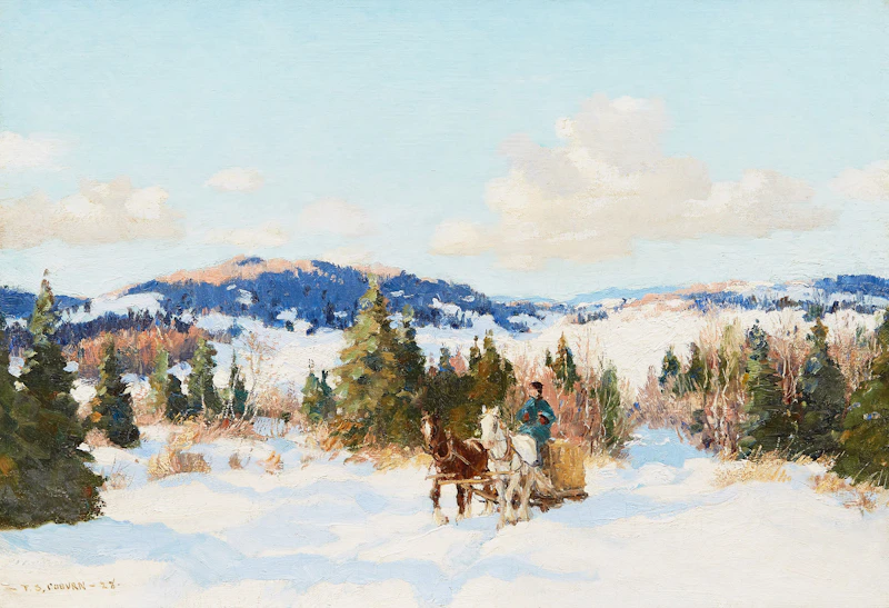 Logging Team Heading Home by Frederick Simpson Coburn
