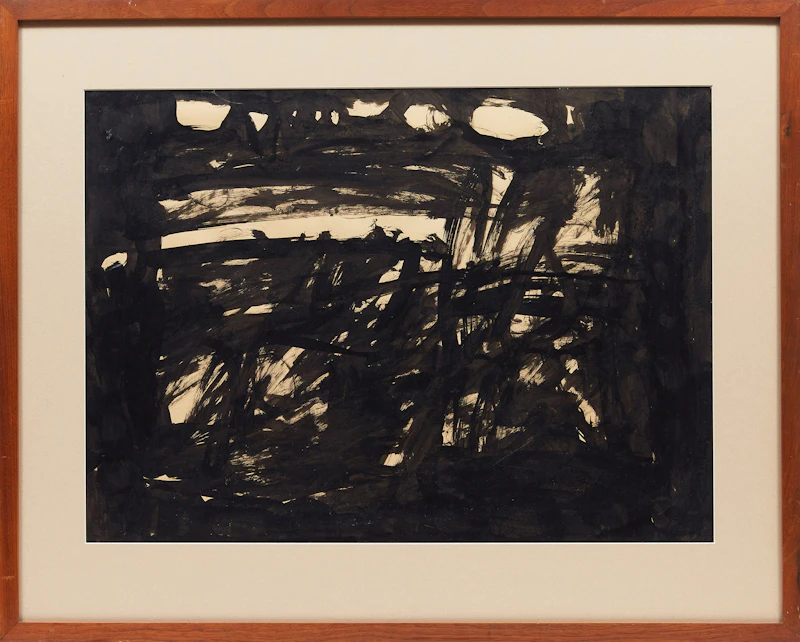 Gordon Rayner, Northern Landscape, watercolour on paper, 1958 - view 2