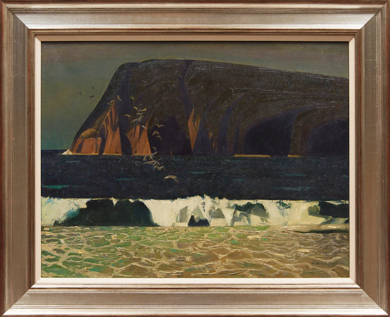 Charles Fraser Comfort, Cape Smokey, Ingonish, oil on canvas, 1974 - view 2