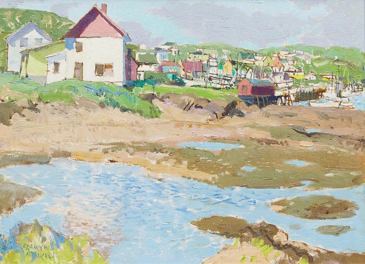 George Franklin Arbuckle, Durrell, NFL (Twillingate), oil on canvas on board, 1982