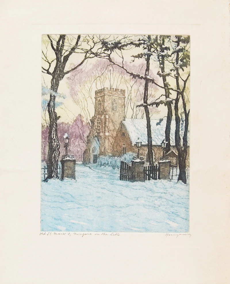 Nicholas Hornyansky, Three Christmas Cards, colour etchings - view 2