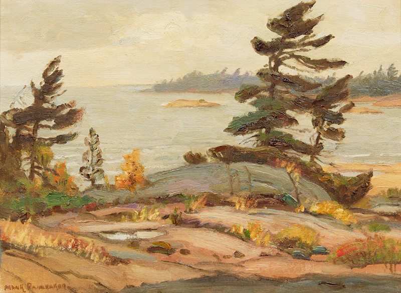 Gray Day - Georgian Bay by Frank Shirley Panabaker