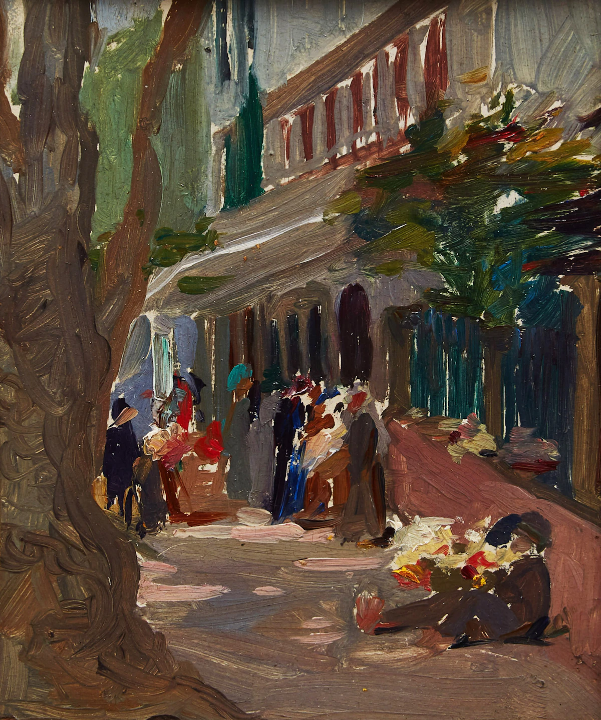 Mary Evelyn Wrinch, Funchal, Madeira, oil on board, 1914