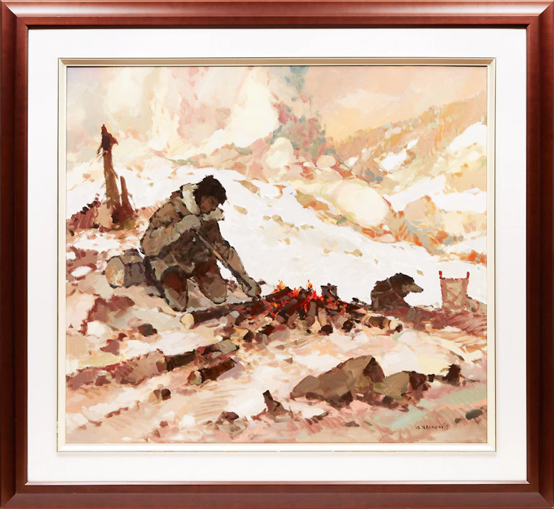 Serge Brunoni, Vivre simplement... ou tout simplement vivre? , acrylic on canvas - view 2
