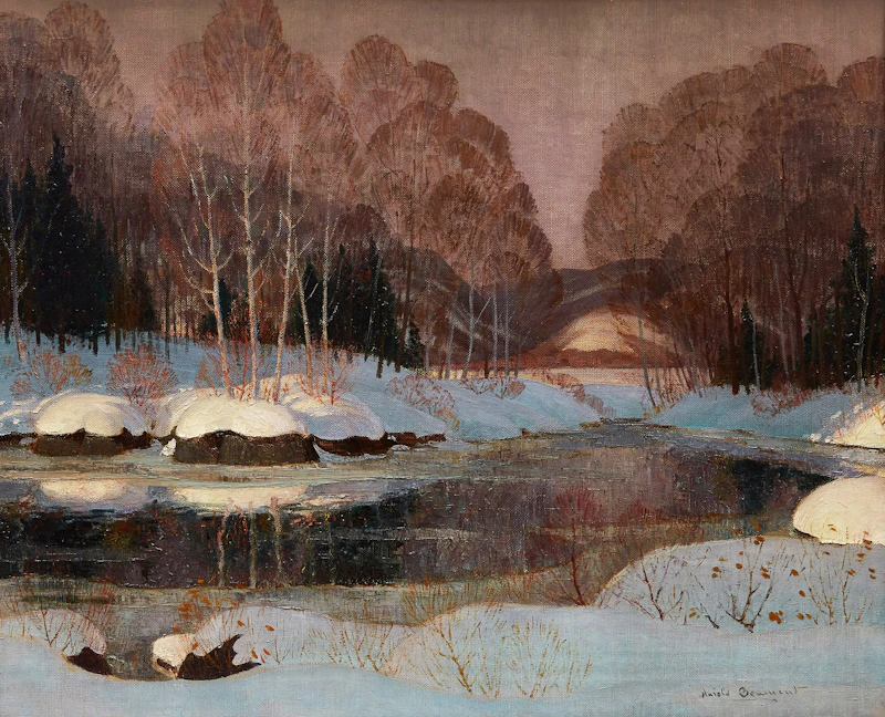 Winter Stream by Thomas Harold Beament