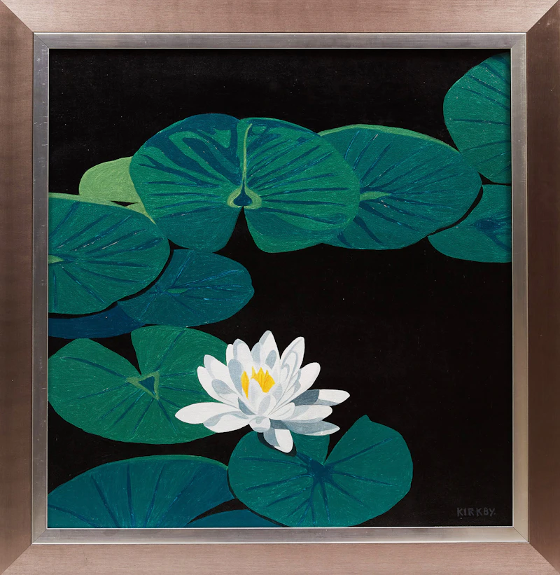Ken Kirkby, Lilypads, oil on canvas - view 2