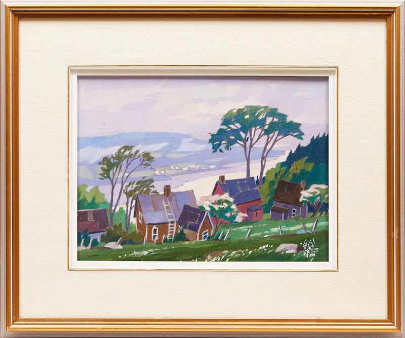 St. Gilles, Ile aux Coudres , oil on board, 1986 - view 2